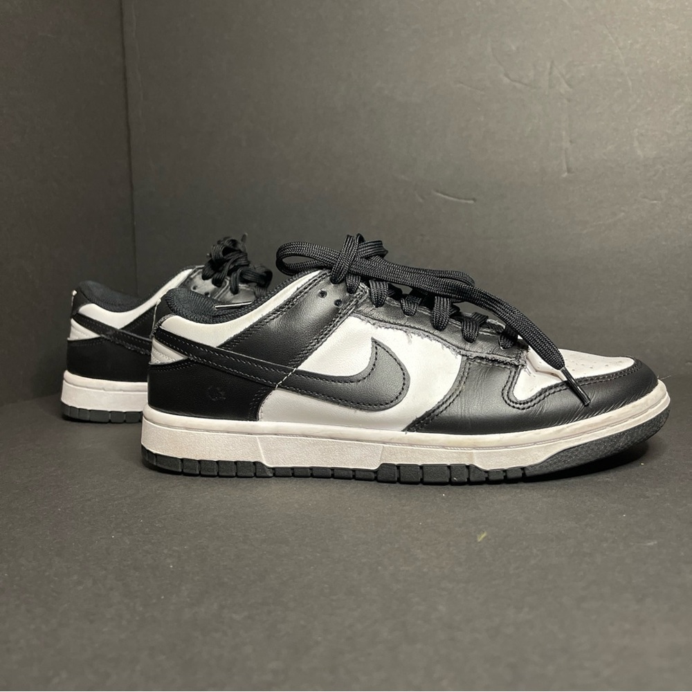 Nike Dunk Low Womens Casual Sneaker Shoes Black White DD1503-101  Size 9.5